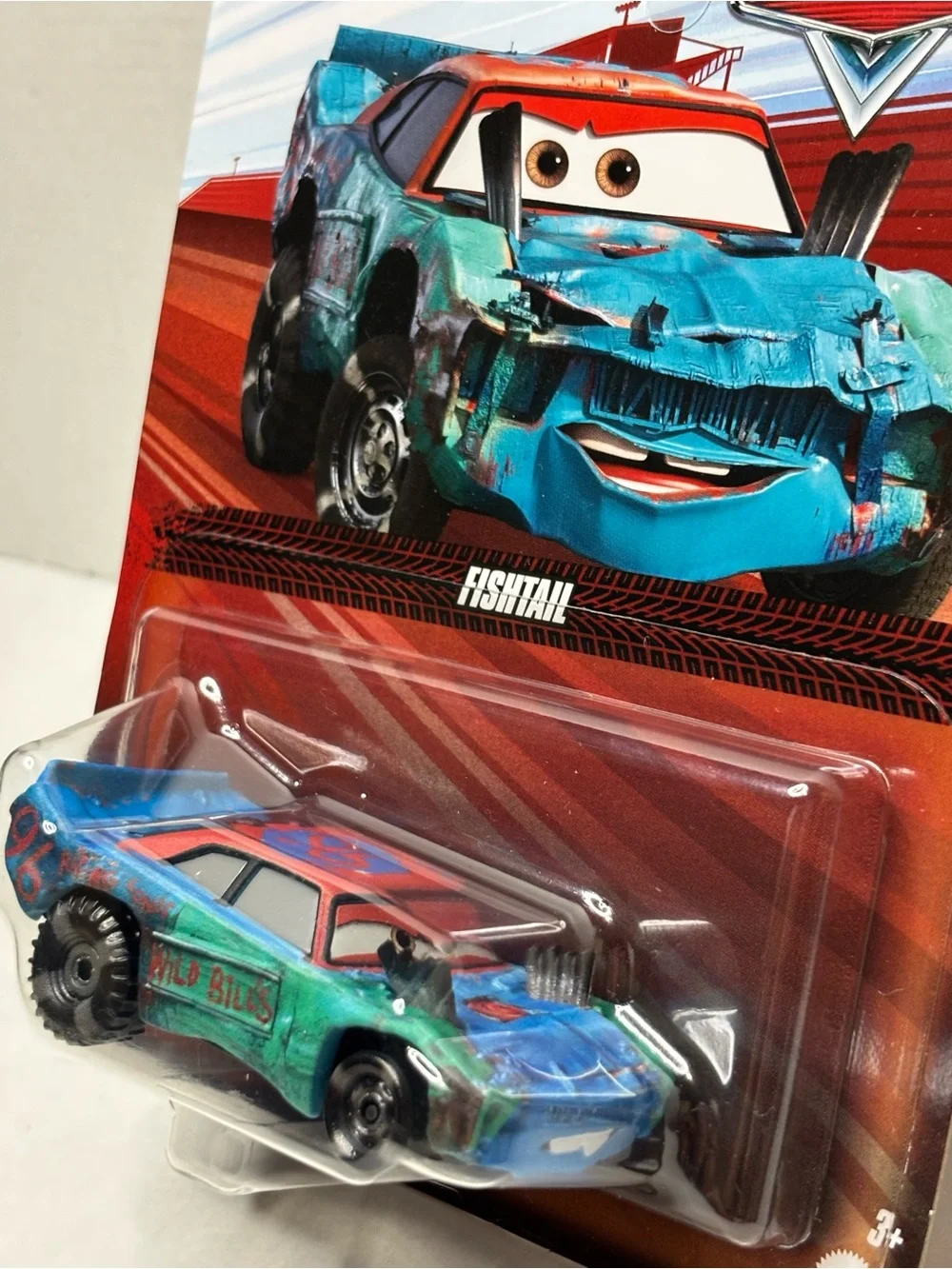 Disney Pixar Cars Thunder Hollow Derby Fishtail Diecast Mattel 1:55 NEW
